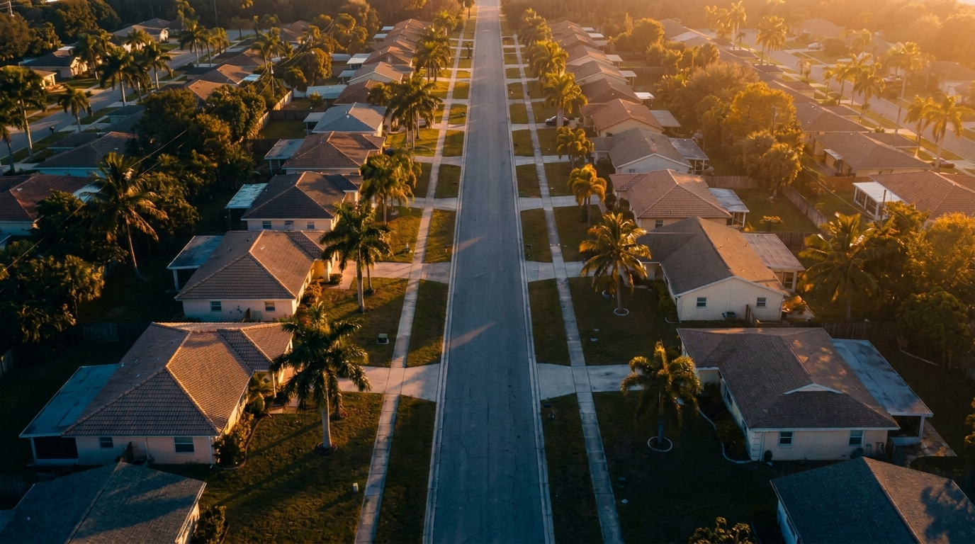 Coleman Park at golden hour